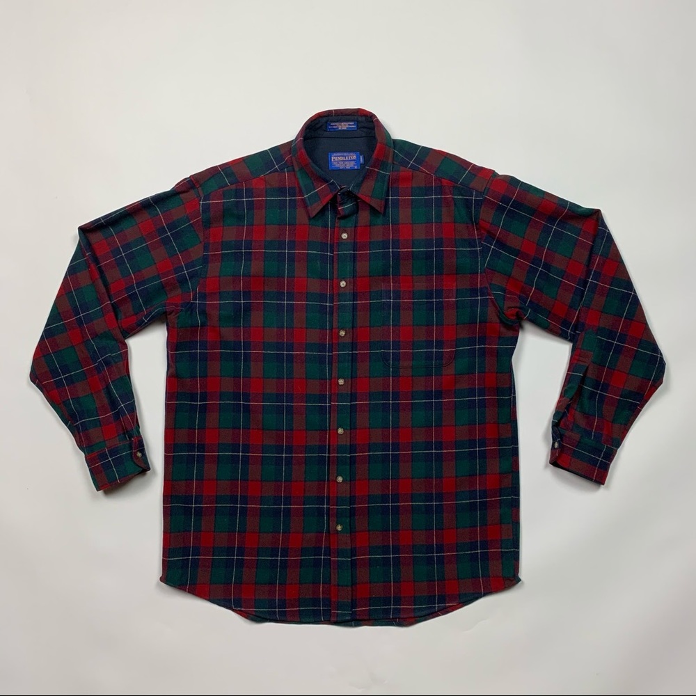 Pendleton Plaid Virgin Wool Shirt